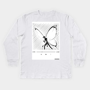 Monster butterfly Kids Long Sleeve T-Shirt